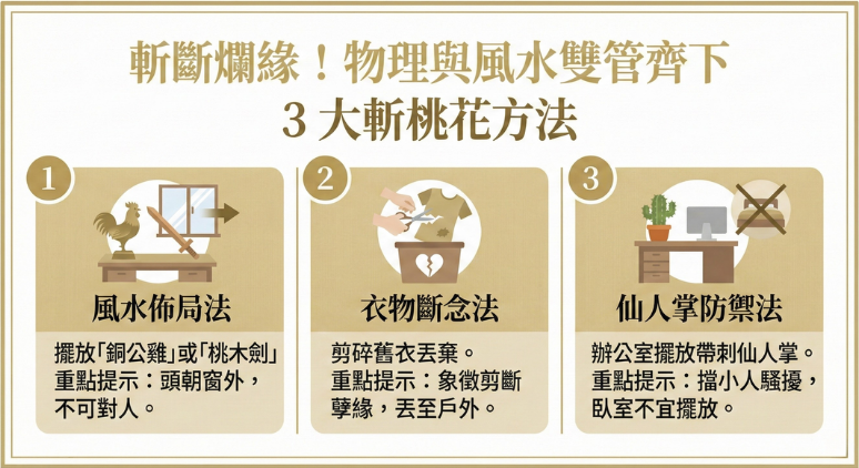 3招斬爛桃花正確方法
