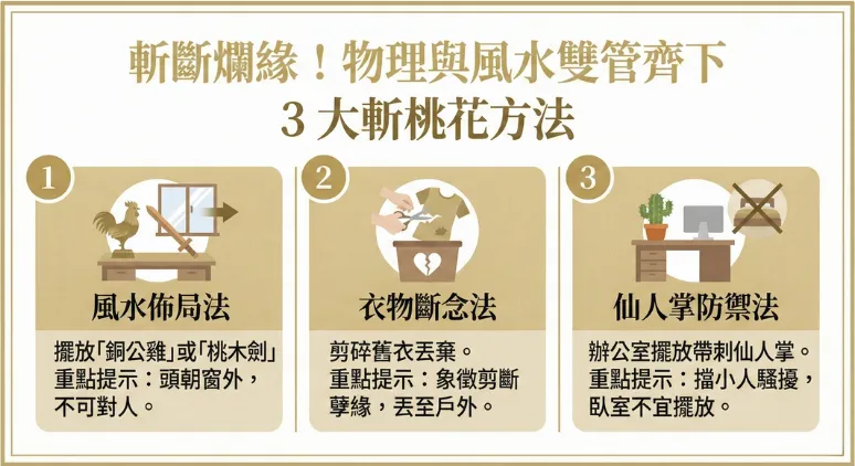 3招斬爛桃花正確方法