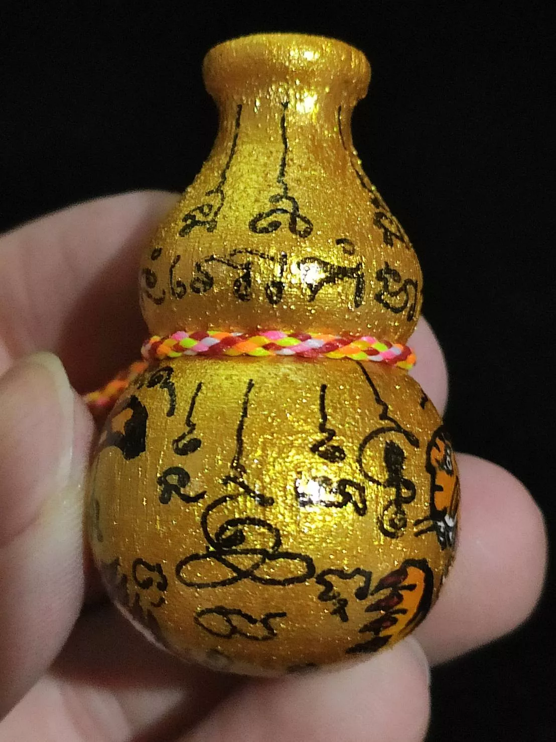 當代符王-龍婆樂 手繪虎王招財葫蘆 -2000